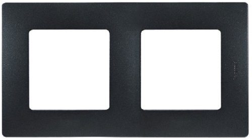 Рамка универсальная Legrand Etika 2-м. антрацит  картинка